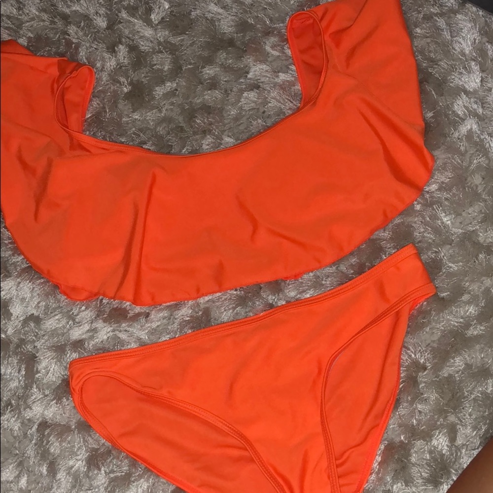 NWOT Orange swimsuit